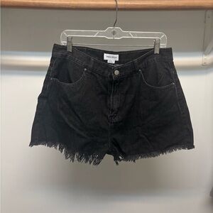 NWOT - Black Denim Shorts